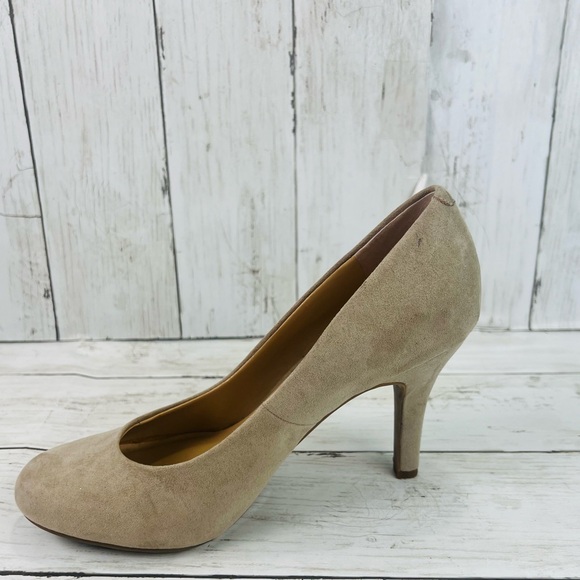 Kelly & katie Isabel Faux Suede Round Toe Size 6.5 M Women's Heel Shoes Tapue - Picture 8 of 12